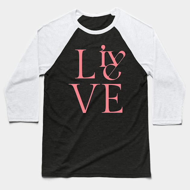 IVE LOVE Baseball T-Shirt by wennstore